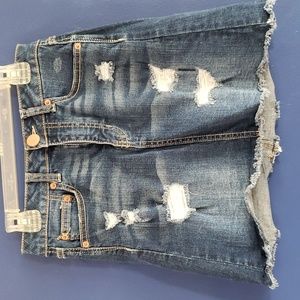 Denim Mini Skirt